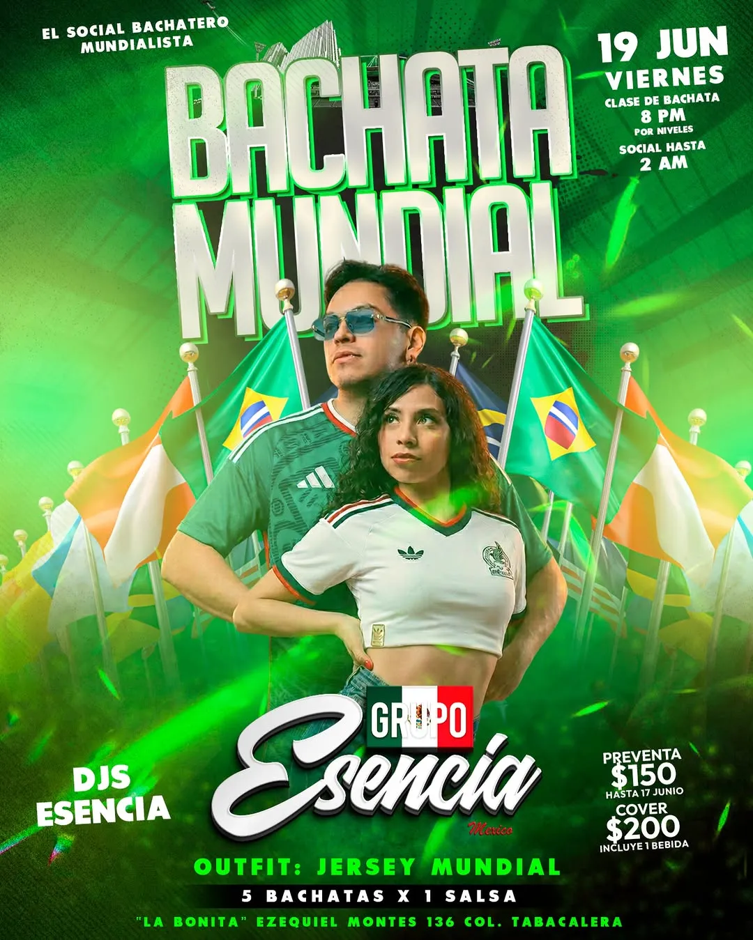 Flier de Bachata Mundial