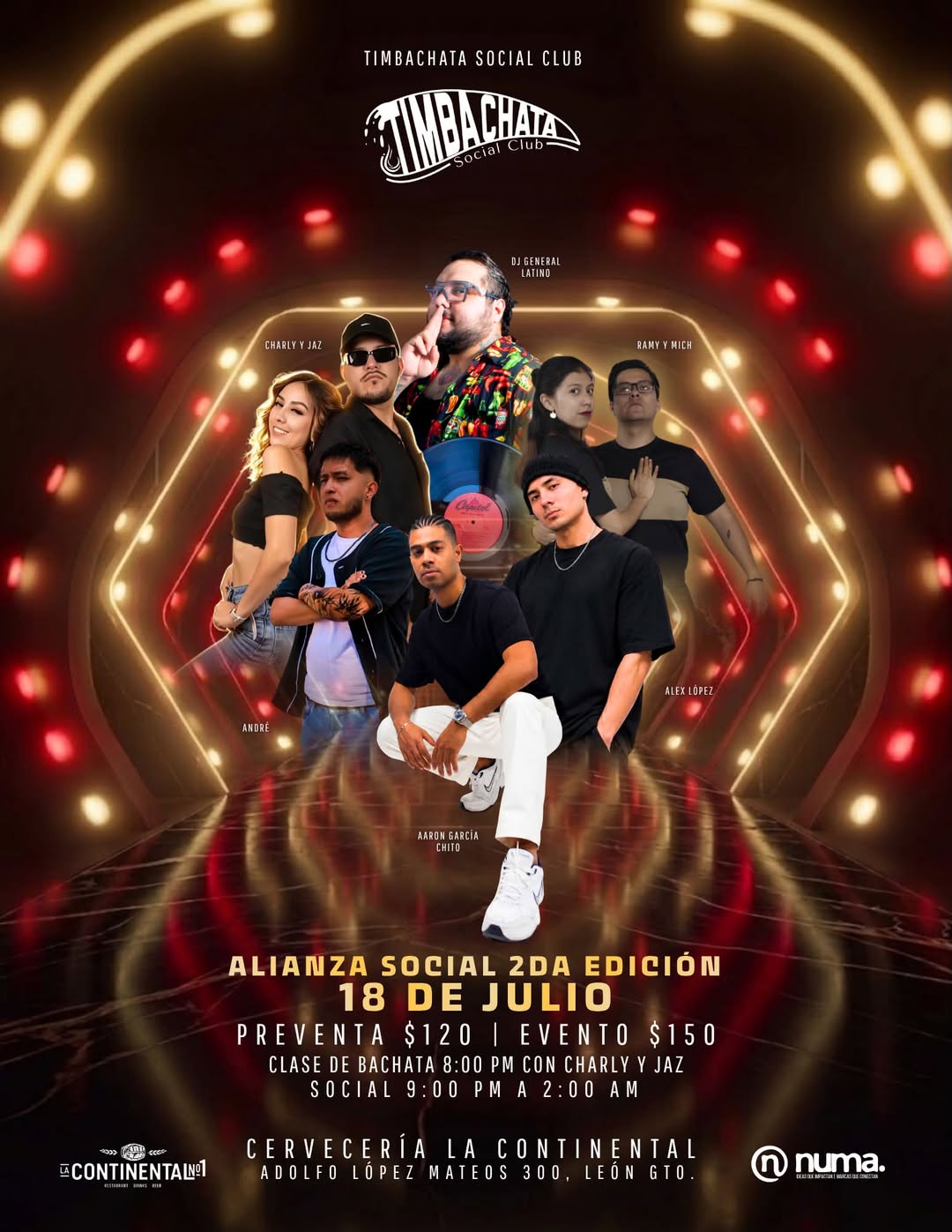 Flyer de Timbachata Alianza Social - segunda edicion