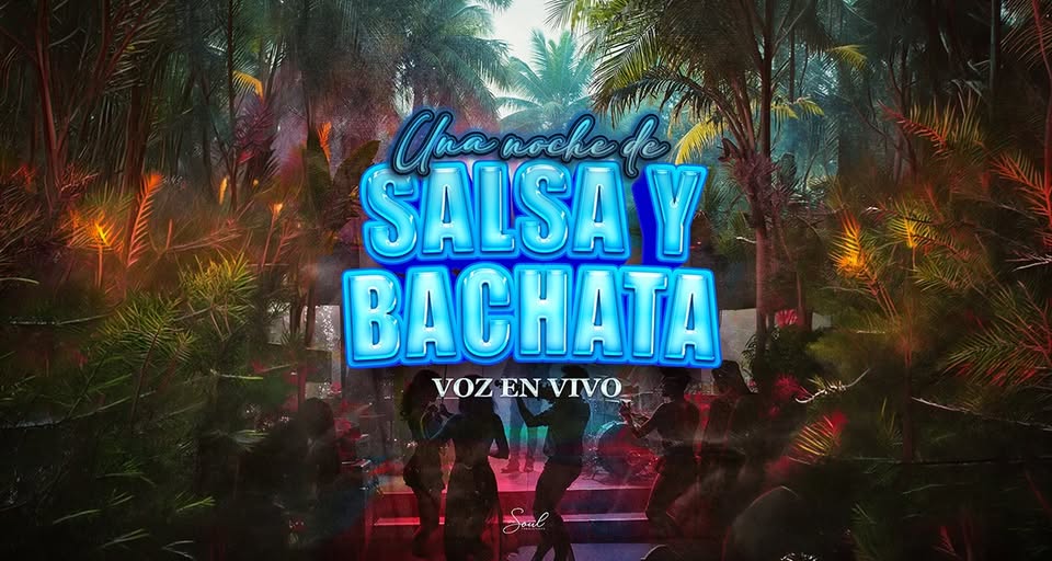 Flier de Salsa & Bachata - Teatro Marquina