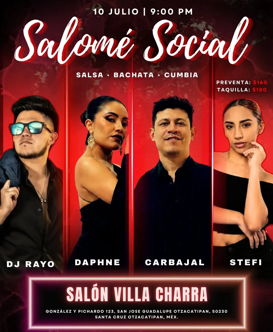 Flyer de Salome Social
