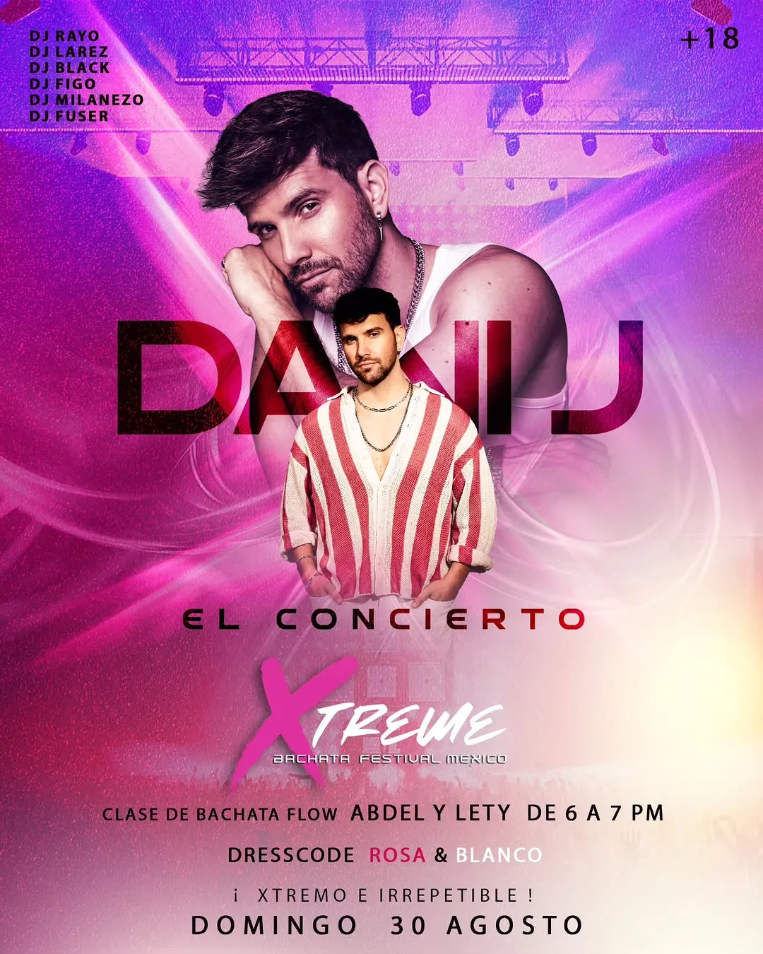 Flyer de Xtreme Bachata Festival Mexico - Gran Cierre